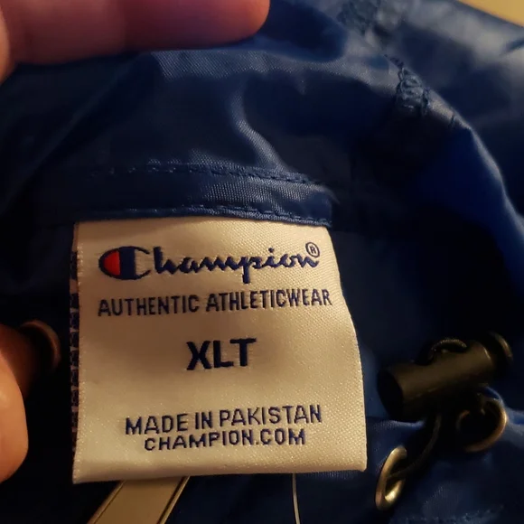 Champion Jacket Mens Big and Tall Hoodie Anorak Windbreaker Jacket for Men (NWT) - Picture 8 of 14